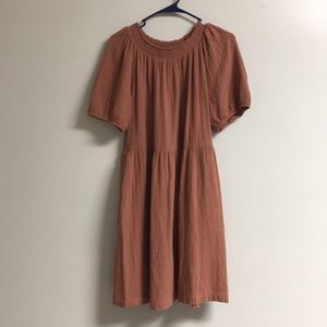 NWT UNIVERSAL THREAD SALMON MIDI DRESS SIZE S